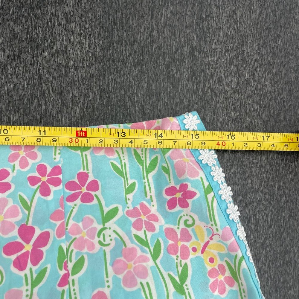 Lilly Pulitzer Kimilyn Skort Wave Blue Floral Tiger, Size 8 NWT - Picture 6 of 7